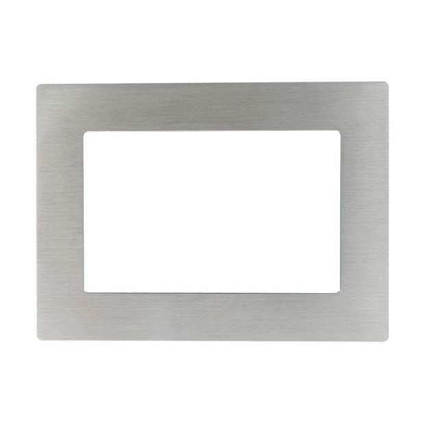 ALLNET 10 Inch Touch Display Tablet Silver Wide Bezel – Broad Mounting Frame Cover for Wall Installation - 1
