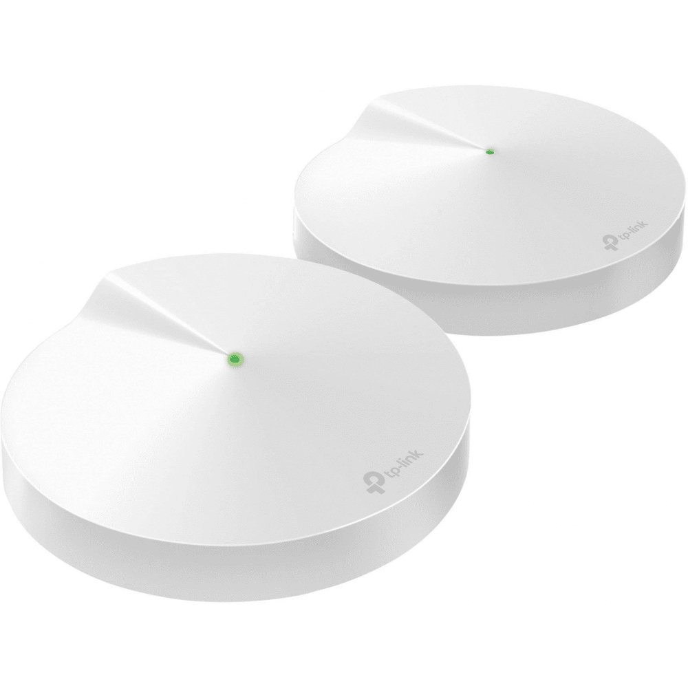 TP-Link Deco M5 Mesh WiFi System 2-Pack Whole Home Coverage AC1300 Dual-Band Router White Seamless WiFi - 1