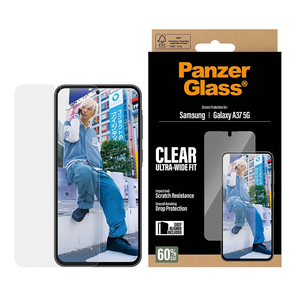Mbrojtëse për ekran PanzerGlass Ultra-Wide Fit / Samsung Galaxy A37 5G / Xham i Temperuar – Transparente - 1