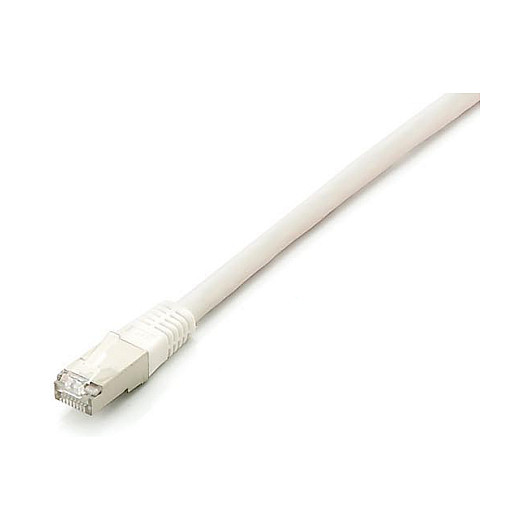 Kabllo për Rrjet / Equip Patch Cable Cat6A S/FTP 2xRJ45 0.5m / 10x Set / Platinum – Bardhë - 2