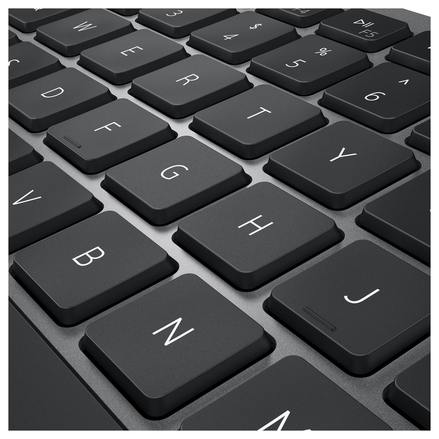 Combo (Tastierë & Maus) Dell Pro Plus Compact KM7120W, Full Size, QWERTY US International, RF Wireless + Bluetooth, Scissor, 7 Butona - Gri - 8