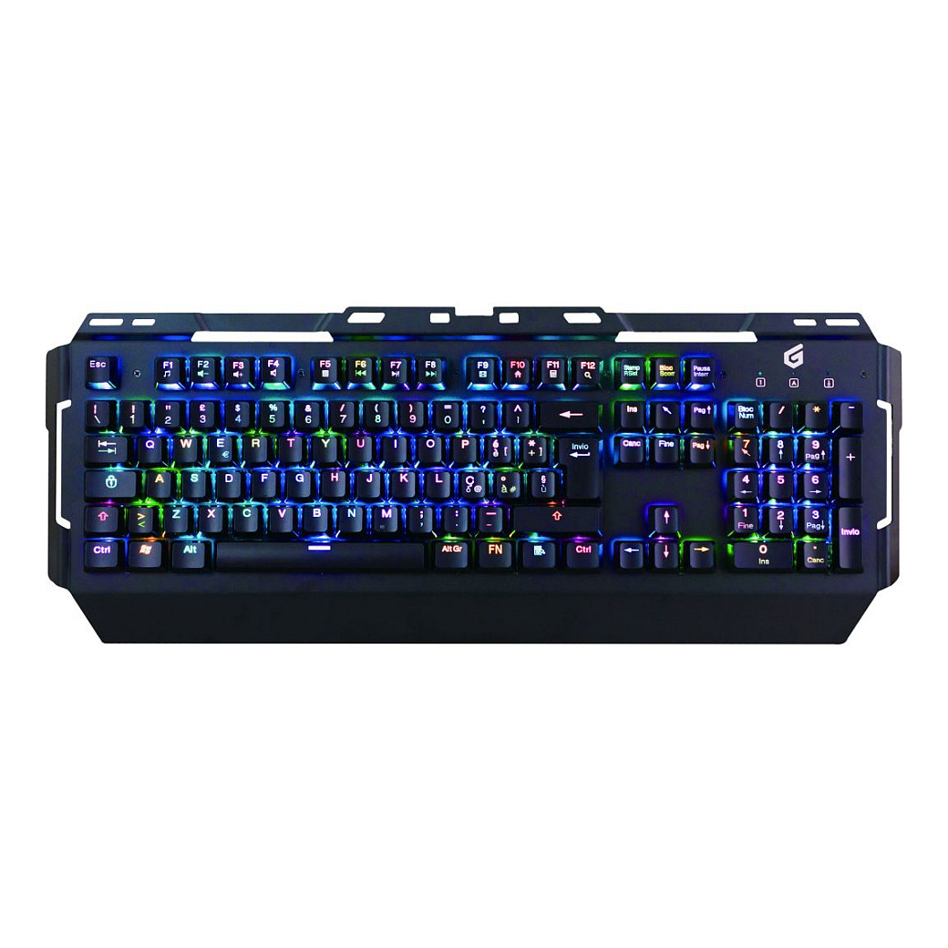 Tastierë Gaming Conceptronic Blue Switches RGB Wired / QWERTY / Italian Language - Zezë - 4