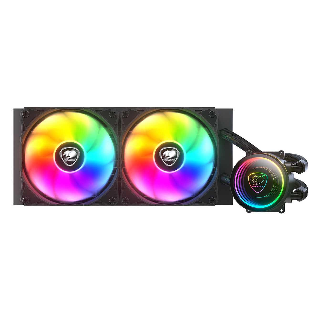 Ftohës për procesor K COUGAR Poseidon Elite 240 ARGB / Water Cooling - Black - 1