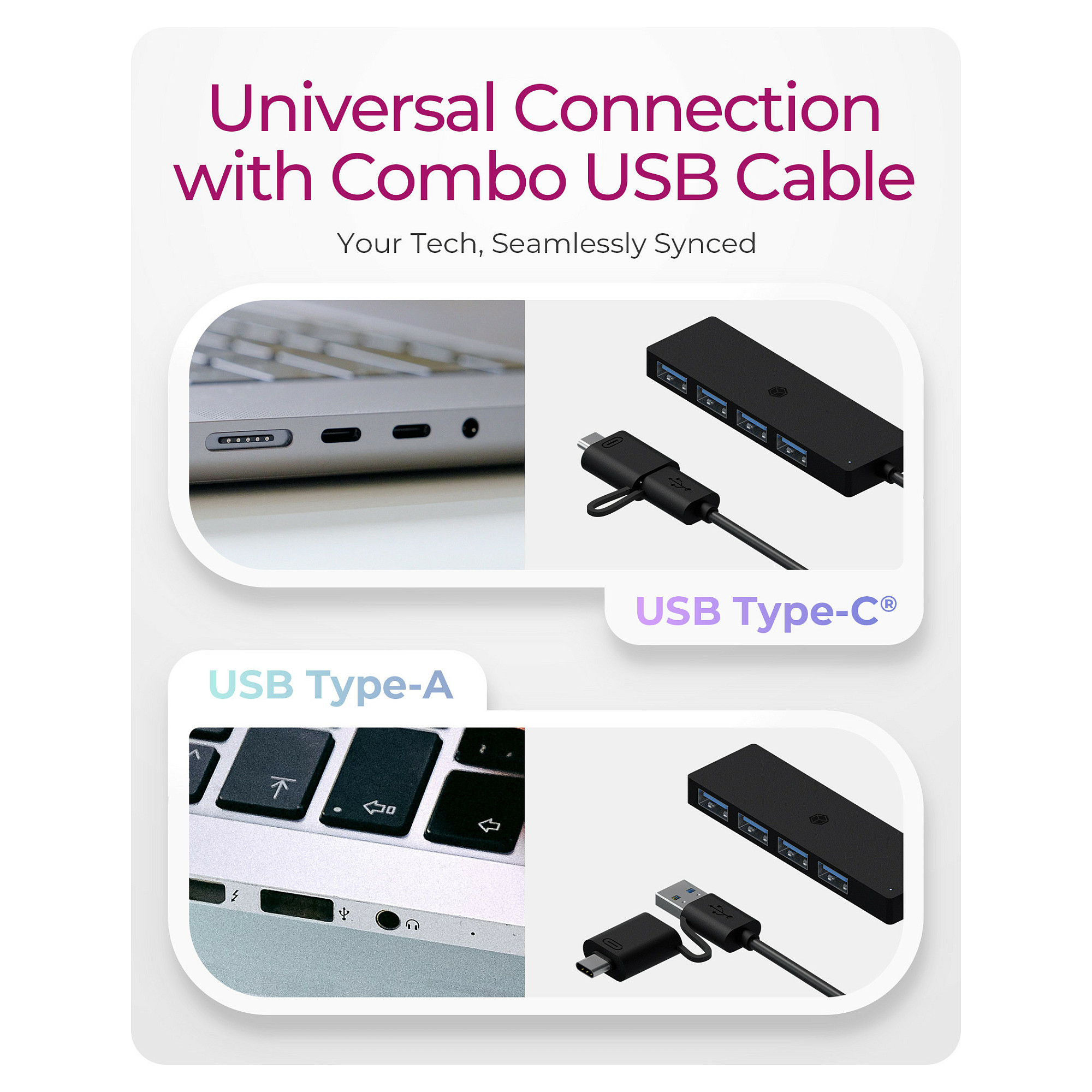 HUB USB‑C/USB 3.2 ICY BOX IB‑HUB1424‑C3 / 4‑Port (4x USB 3.2) - 4
