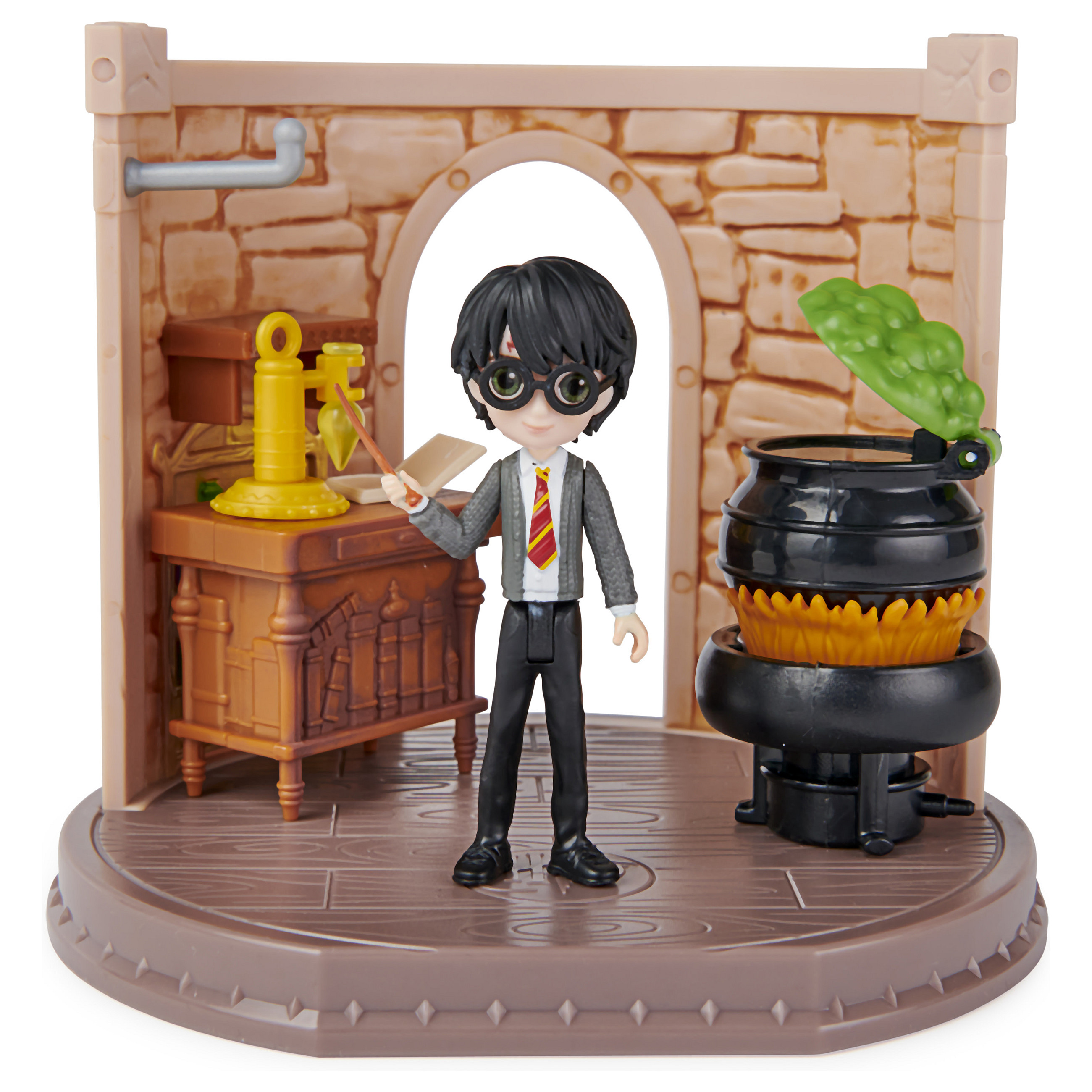 Lodra Spin Master Wizarding World Magical Minis Potions Classroom – Harry Potter / 3-inch Figure / 3 Accessories / Magical Cauldron - Mix