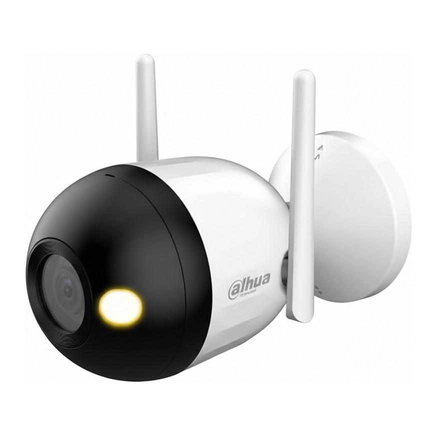 Kamerë Sigurie IP CCTV Dahua Bullet C1 DH-F4C-LED, 4MP, 3.6 mm, 78°, Wi-Fi 2.4 GHz, Full-Color, IR 30 m, IP67 - Bardhë