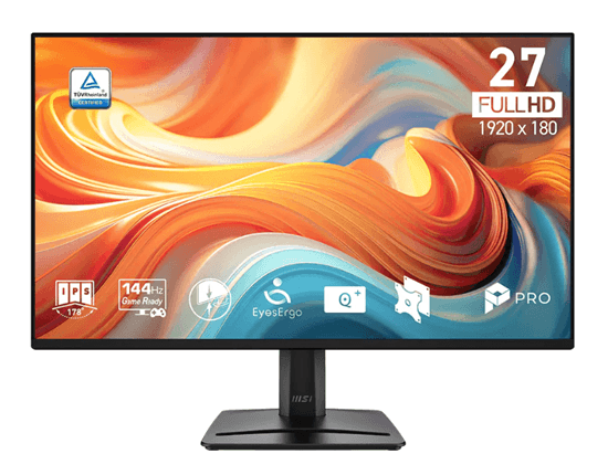 Monitor MSI PRO MP275 E14L,27", Full HD IPS AG, 144Hz, 1ms, HDMI+D-Sub - Zezë