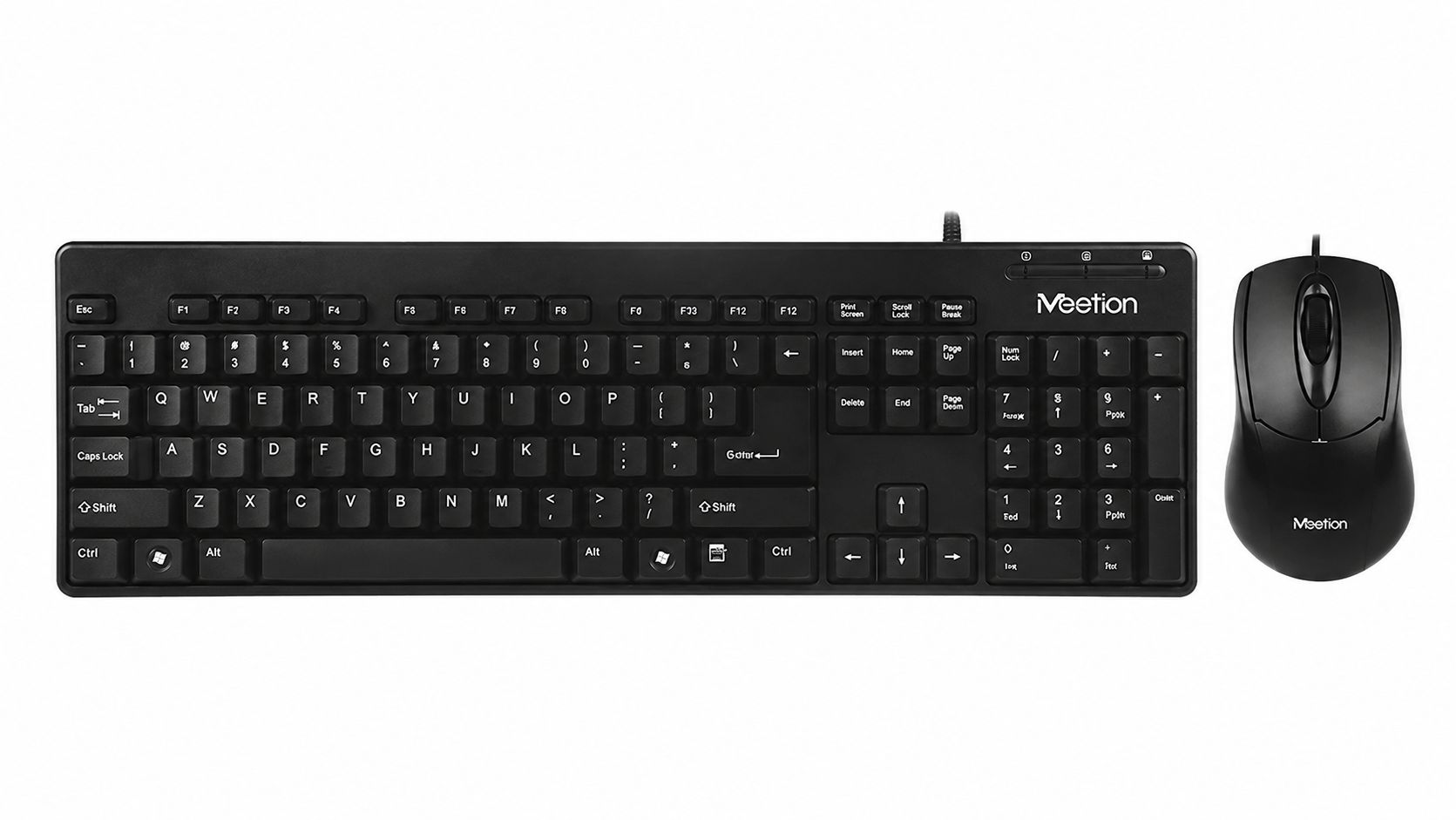Combo (Tastierë & Maus) Meetion C200 Wired / US Layout - Zezë