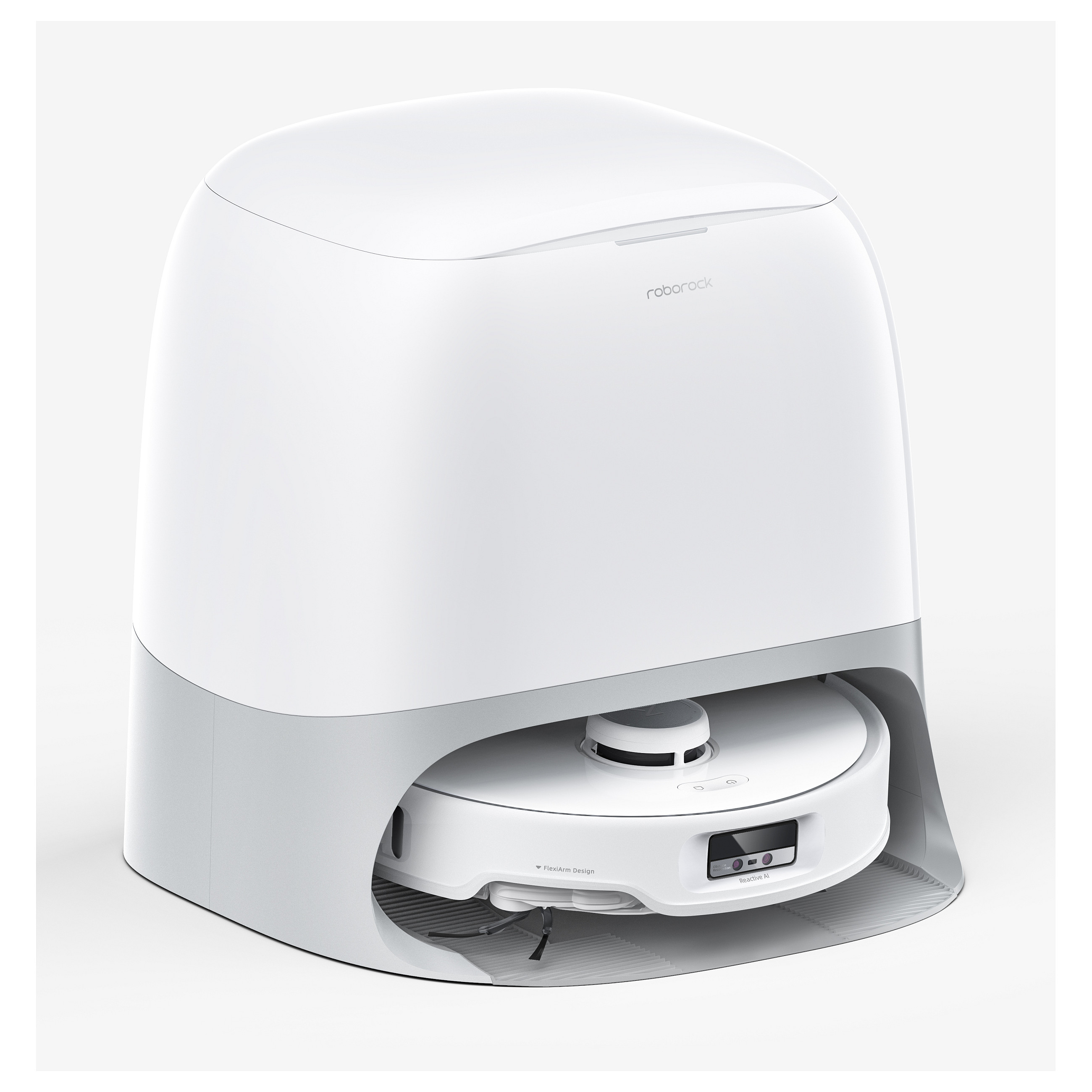 Fshesë robotike Roborock Qrevo Curv / Robot Vacuum Cleaner + Multifunction Dock 3.0 - Bardhë - 4