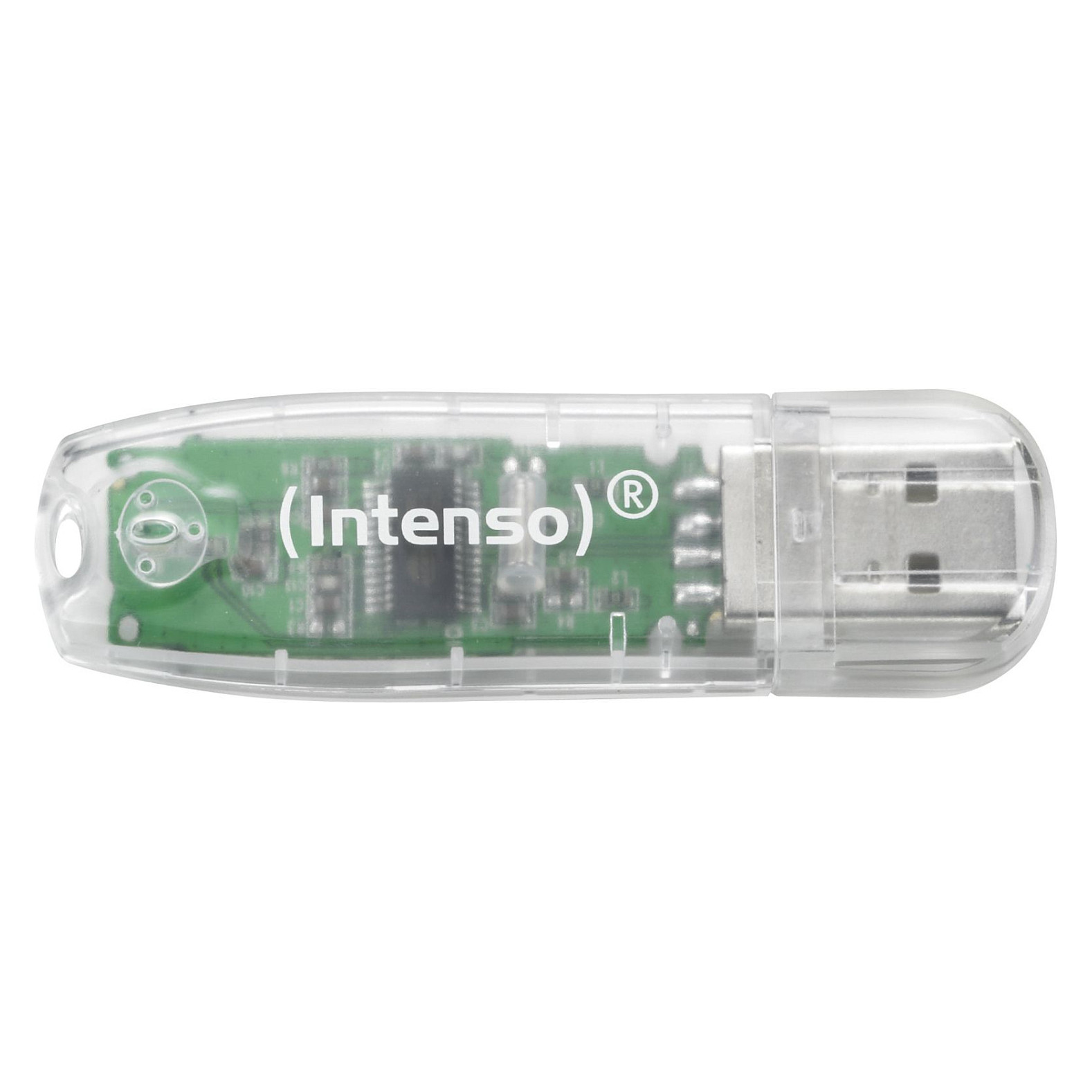 USB Flash Drive STICK 32GB USB 2.0 Intenso Rainbow Line Transparent - 1