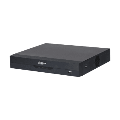 NVR Dahua Technology WizSense NVR4116HS-EI, 16 kanale IP, dalje HDMI 4K UHD, inteligjencë artificiale, H.265+, 1 × SATA deri në 20TB, HDMI, VGA, LAN Gigabit - Zezë