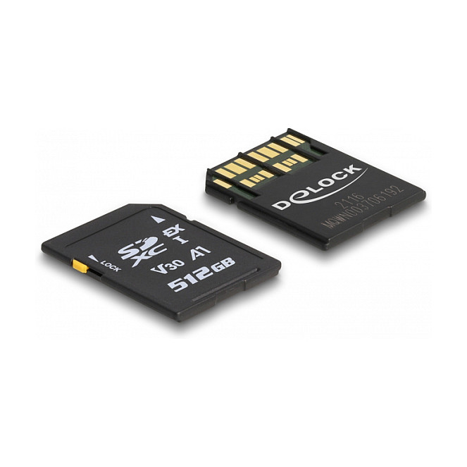 Kartë Memorie SD DELOCK Express 512GB – Zezë - 2