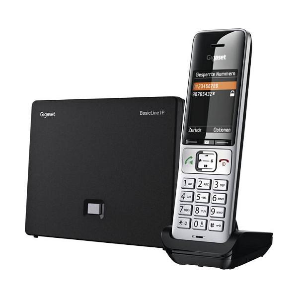 Telefon VoIP Gigaset BasicLine IP + COMFORT 500HX, DECT, ekran 2.2" TFT me ngjyra, deri në 4 thirrje njëkohësisht - Bardhë/Argjend - 3