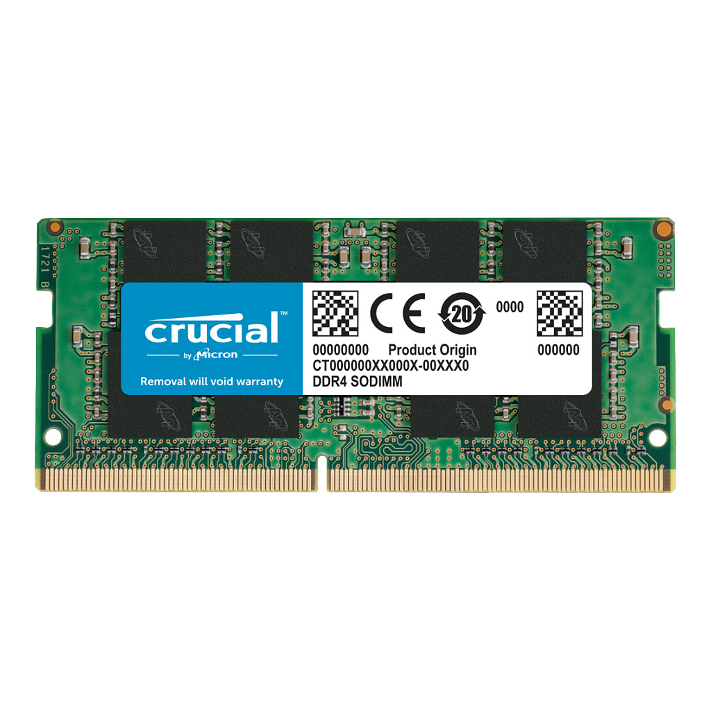 RAM Memorie DDR4 Crucial / 16GB / SO-DIMM / 3200MHz / CL22 / 260-pin