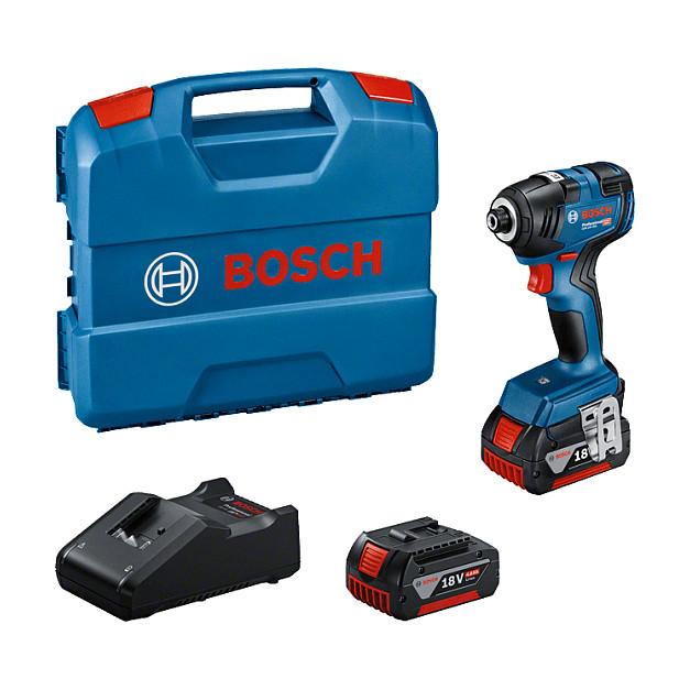 Shpuese me Goditje Bosch GDR 18V-200 Professional, 18V, 200Nm, 1/4", 3400rpm - Blu/Zezë