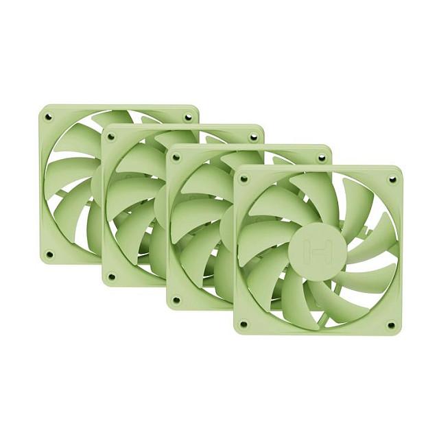 Ftohës për Kasë HYTE FA12 / 120mm / 1500 RPM / PWM / 4-Pack – Gjelbër.