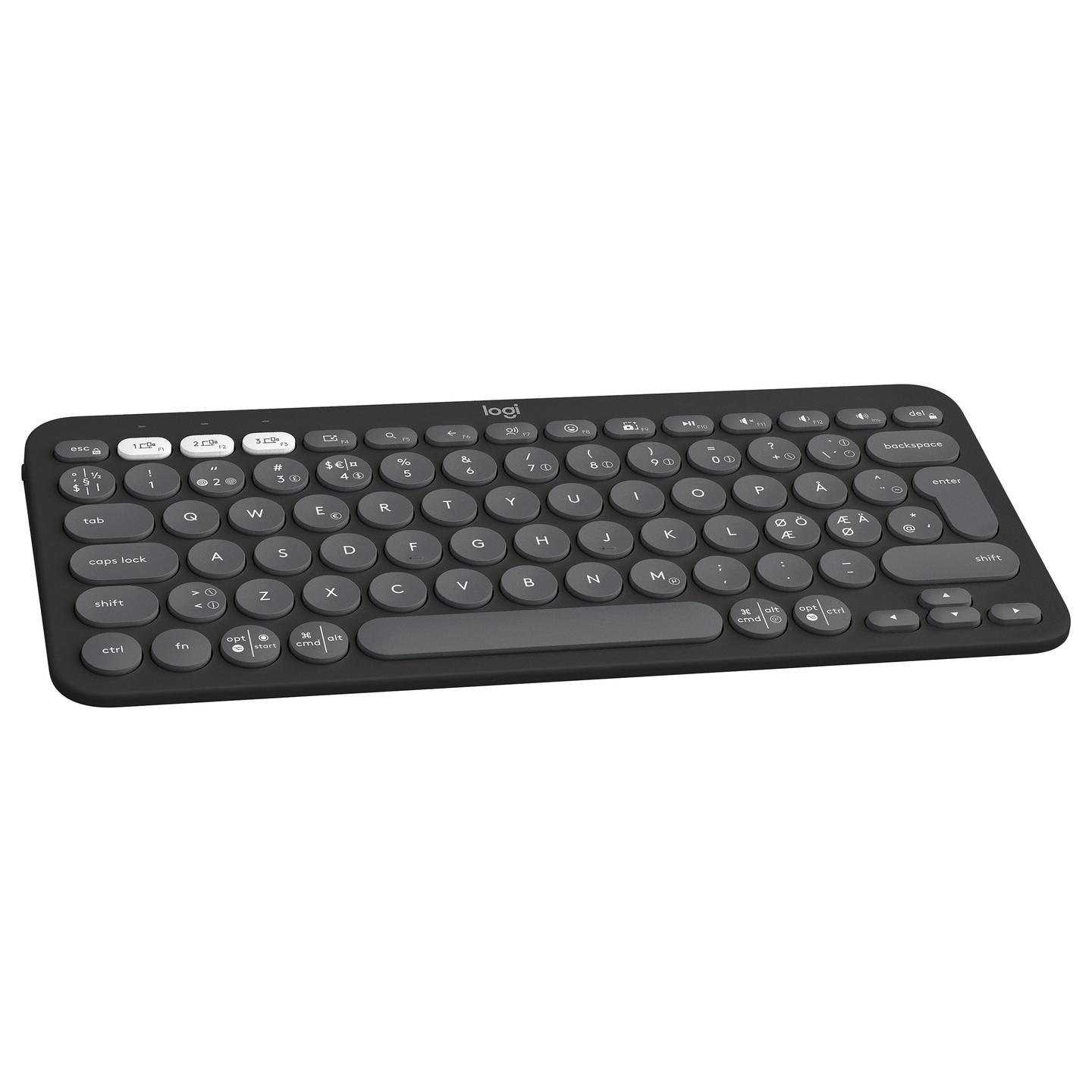 Tastierë pa kabllo Logitech Pebble Keys 2 K380s, Bluetooth, QWERTY, Multi-Device – Grafit - 4