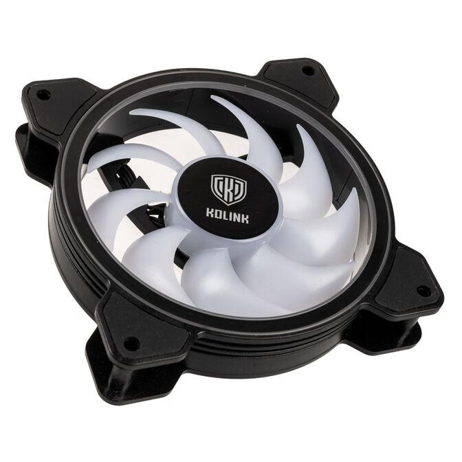 Ftohës për Kasë Kolink Umbra ARGB / 120 mm / ARGB / PWM / 500–1500 RPM / 59.46 m³/h / Kushinetë Hidraulik - Zezë - 2