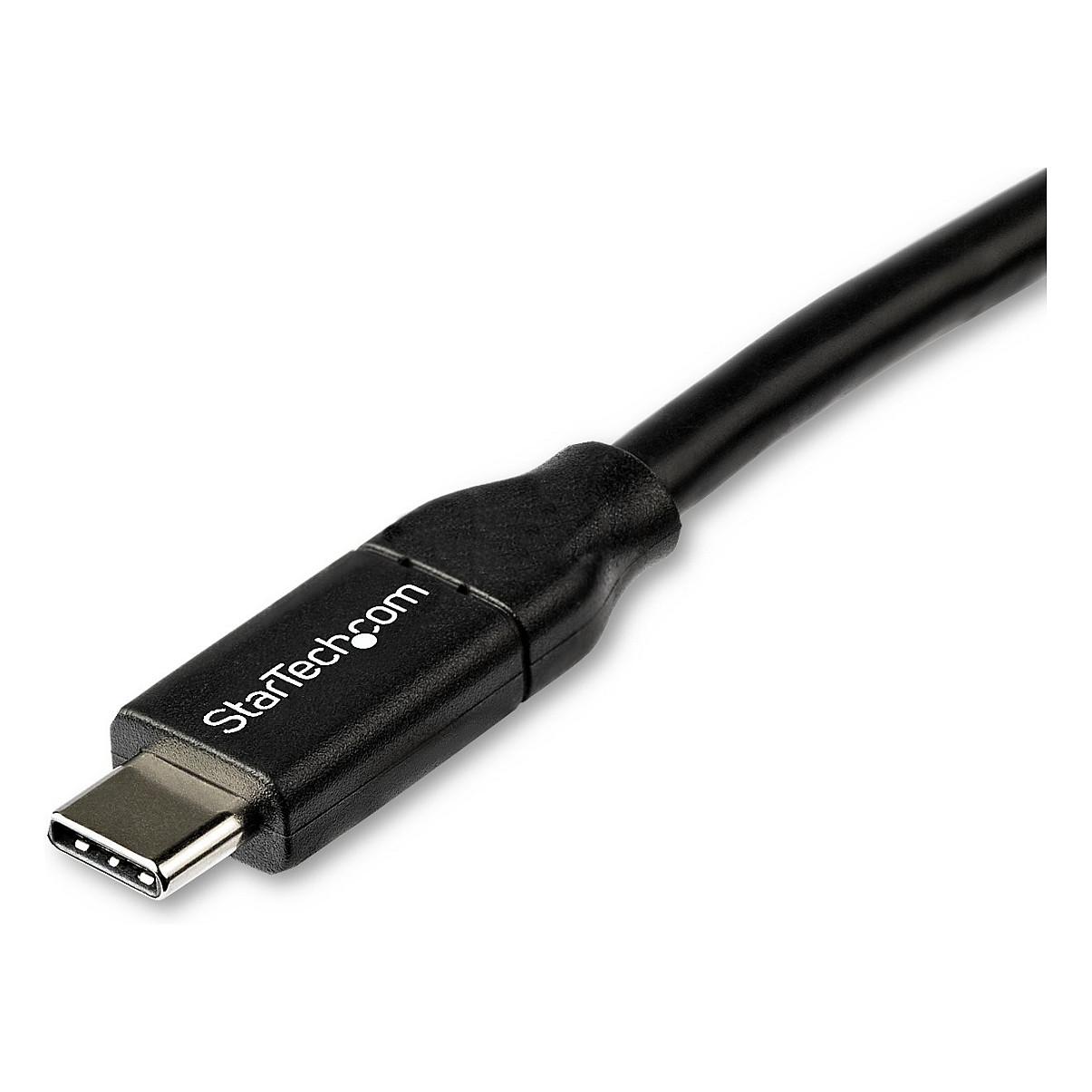 Kabllo USB StarTech.com USB2C5C2M / USB-C në USB-C / 2m / USB 2.0 / 480Mbps / 100W / 5A - Zezë - 2