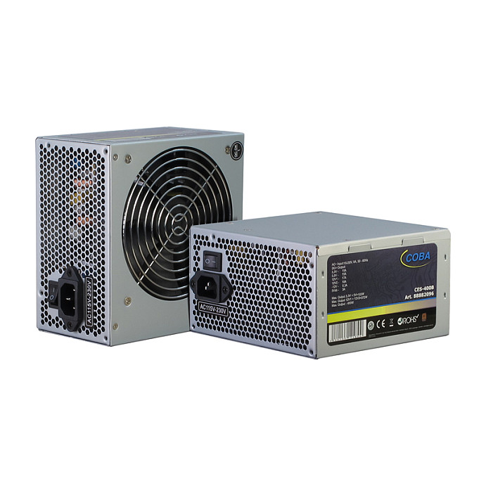 Furnizues Energjie Inter-Tech Coba CES-400B / 400W / ATX / 80 PLUS Bronze / Non Modular – Argjend - 3
