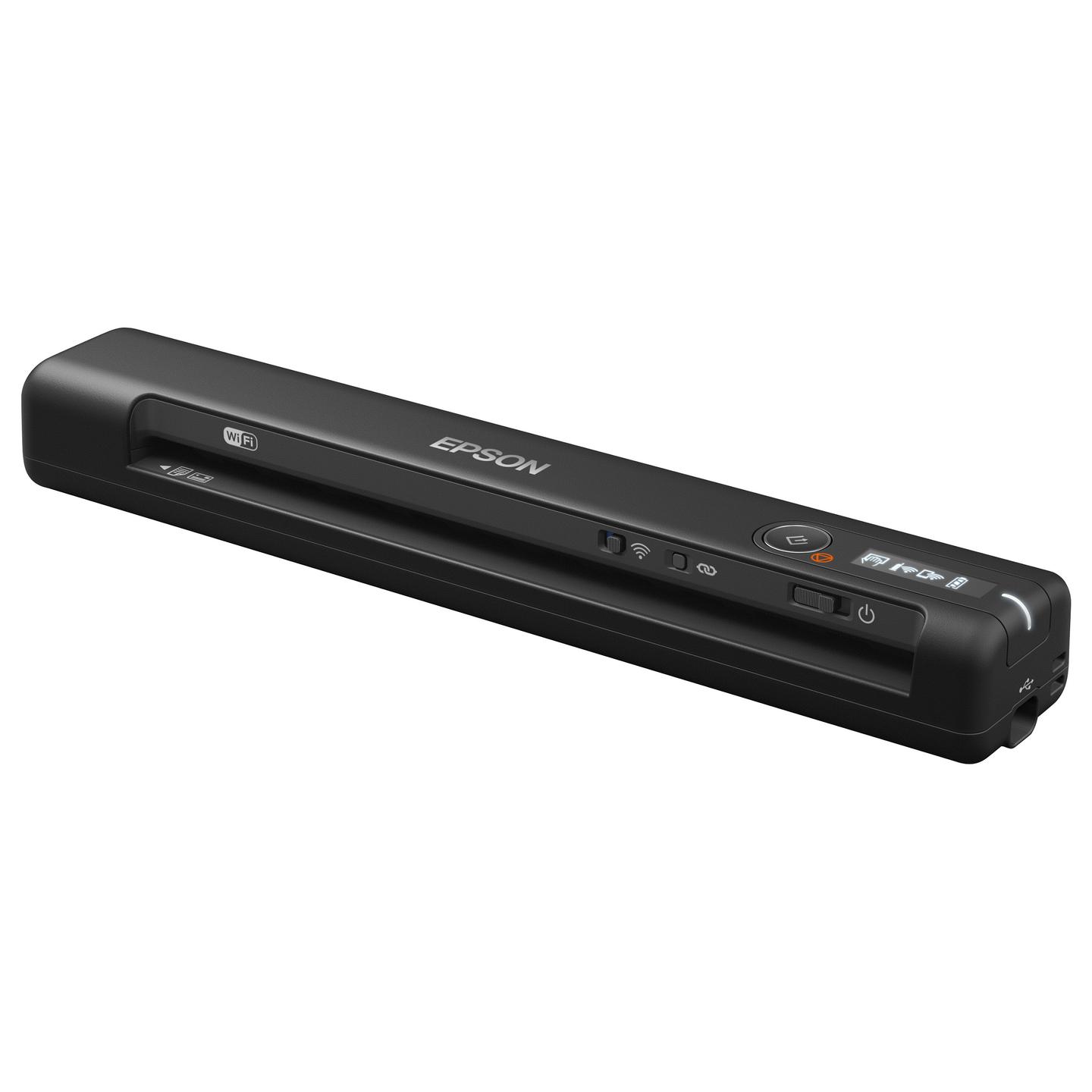 Skaner Dore Epson WorkForce ES-60W / 600x600 DPI / CIS / Wi-Fi / A4 / 300 Faqe/Ditë - Zezë  - 4