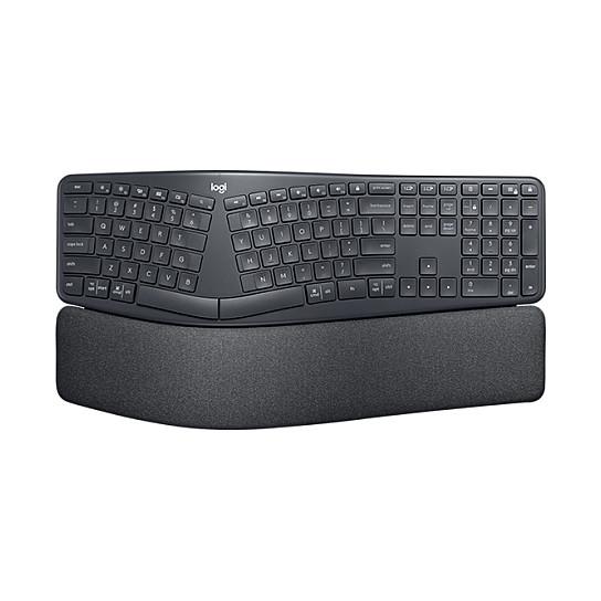 Tastierë Pa kabllo Logitech ERGO K860 / 2.4 GHz + Bluetooth 5.0 / Full-Size / QWERTY / Pan Nordic - Grafit