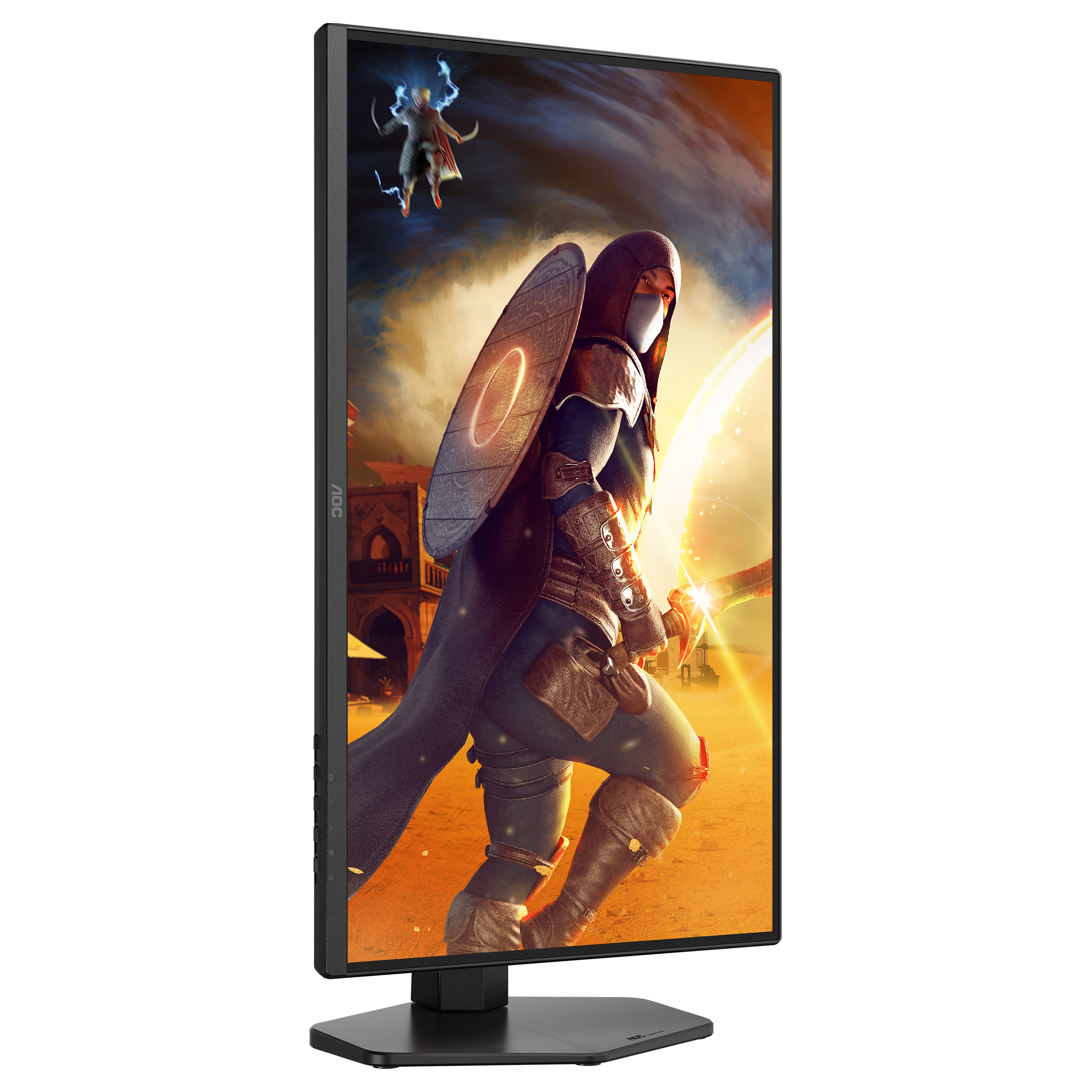 Monitor Gaming AOC Q25G4SR / 24.5"/ Quad HD Fast IPS / LED / 300Hz / 1ms / HDMI+DP - Zezë / Kuqe - 9