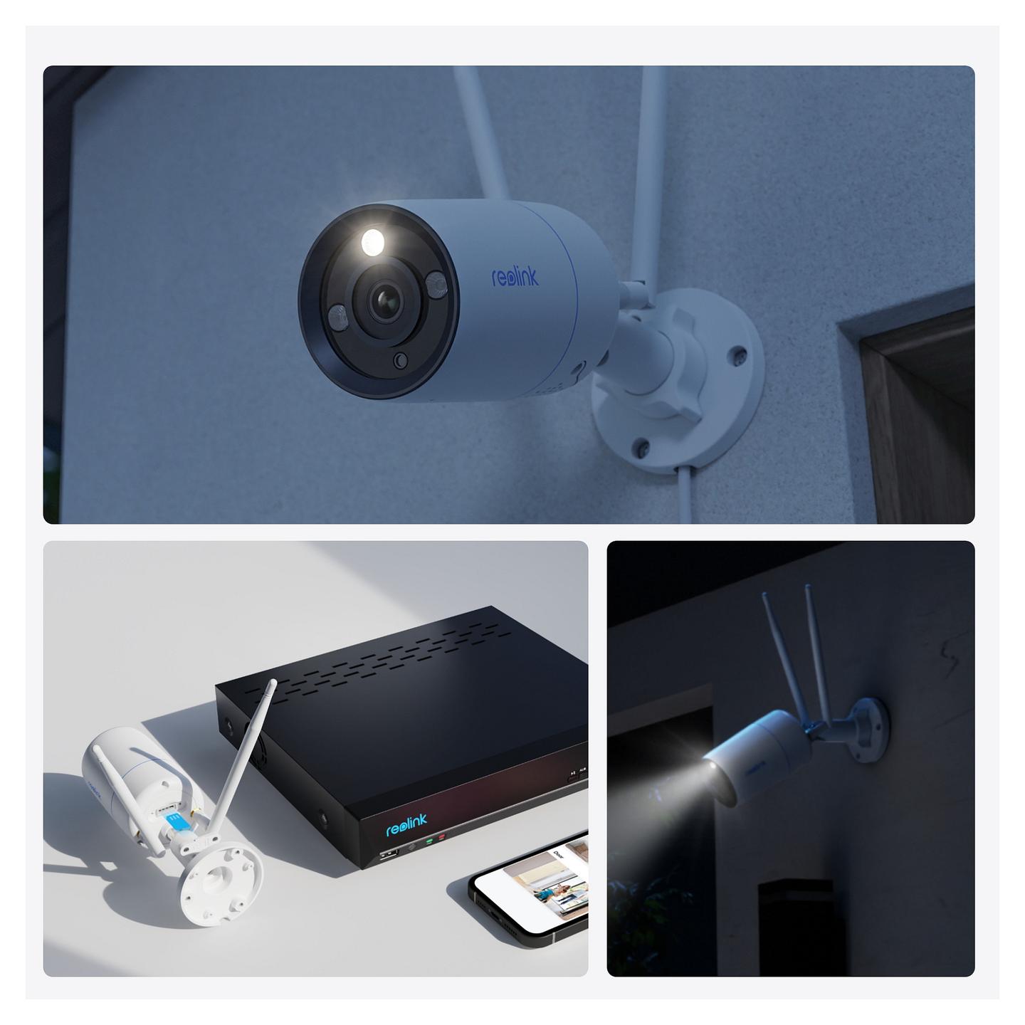 Kamerë Sigurie IP CCTV Reolink W330, 4K 8MP, 4 mm, 88.8°, Wi-Fi 6, IR 30 m, IP67 - Bardhë - 11