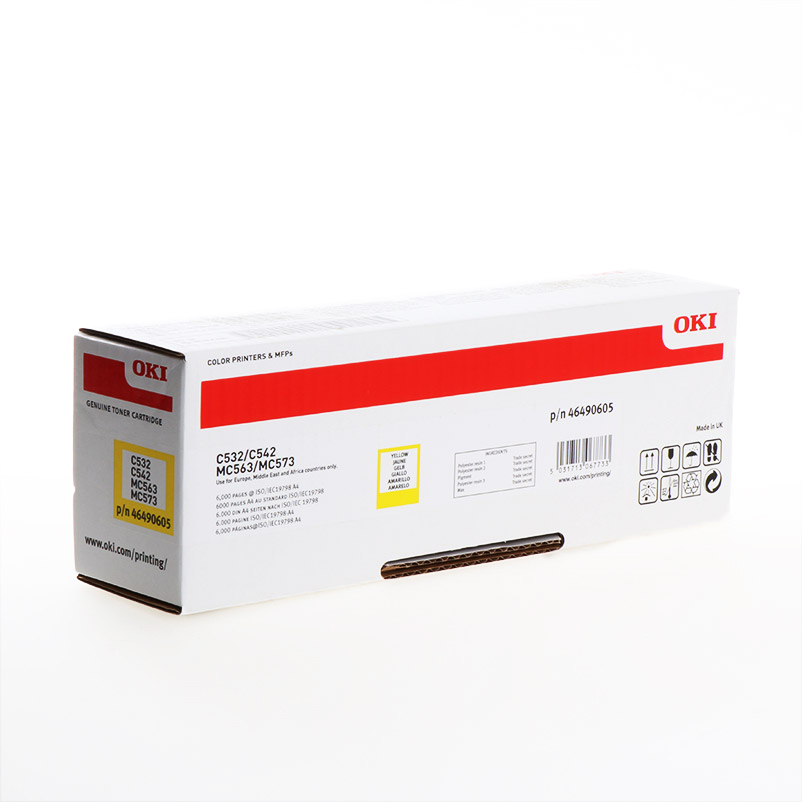 Toner OKI 46490605 / XL – Verdhë - 1