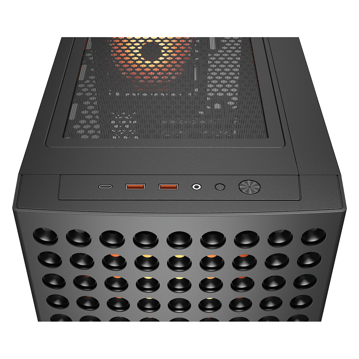 Kasë Midi COUGAR Airface ECO / ARGB – Zezë - 6