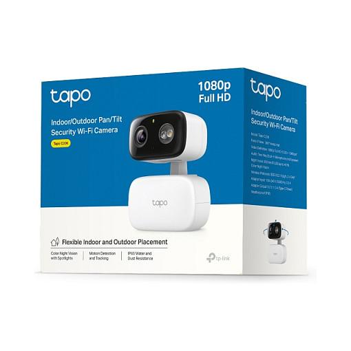 Kamerë Sigurie IP CCTV TP-Link Tapo C206, 2MP, Full HD 1080p, 4mm, Pan/Tilt, Wi-Fi, AI, IR 12m, IP65 - Bardhë - 4