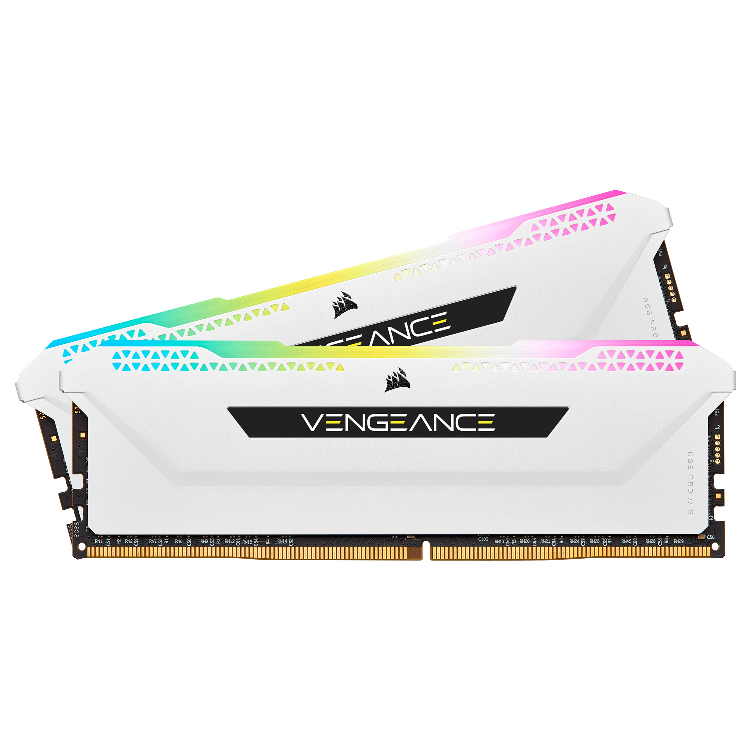 RAM Memorie DDR4 / 32GB / 3200MHz / CL16 / Corsair Vengeance RGB Pro SL White / DIMM - 7