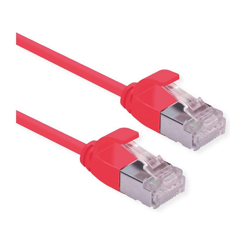 Kabllo për Rrjet (UTP) ROLINE 21.15.3315, Cat6A, U/FTP, RJ-45, 2 m - Kuqe