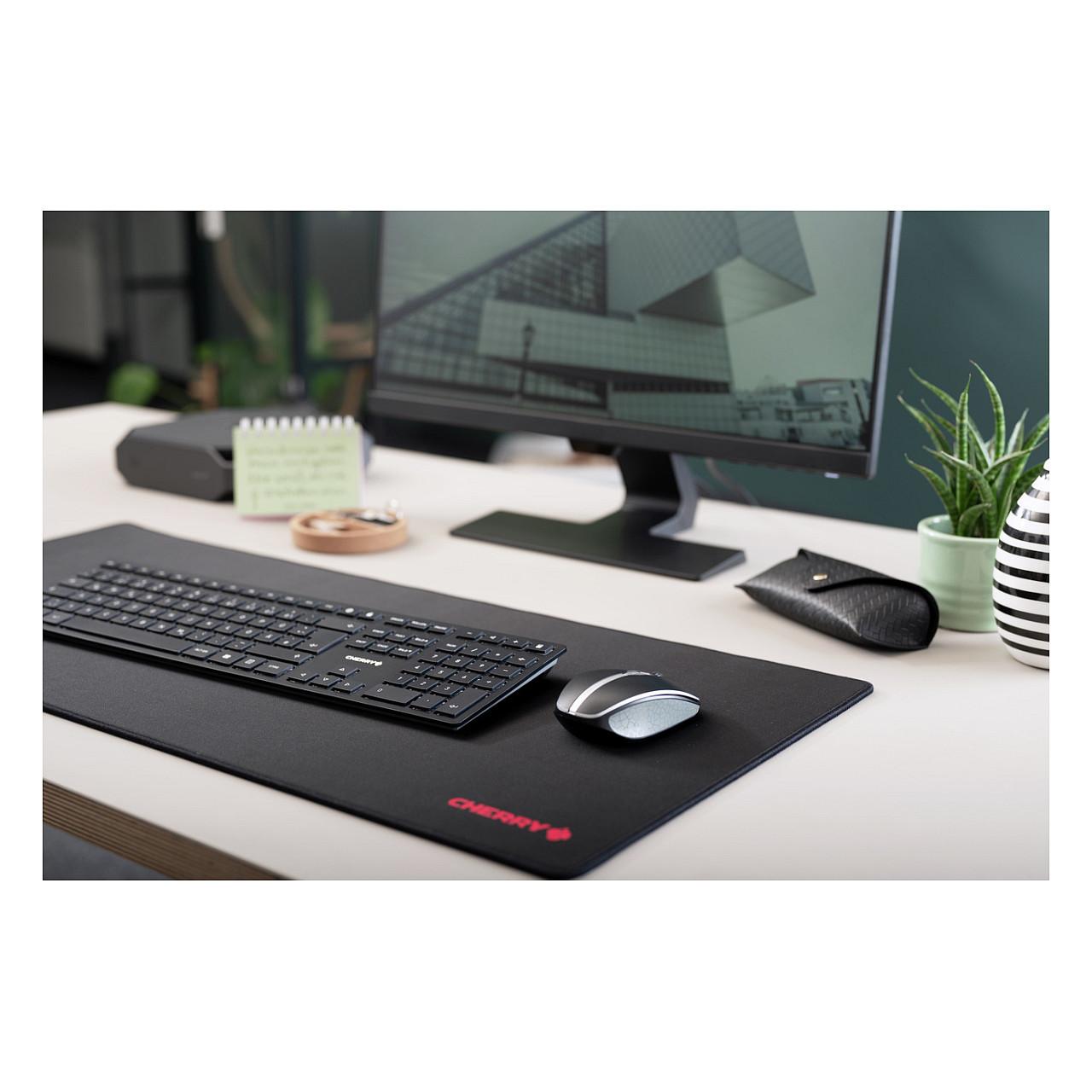 Tastierë pa kabllo CHERRY KW 9100 SLIM / AZERTY / 108 Taste / RF Wireless + Bluetooth - Zezë - 14