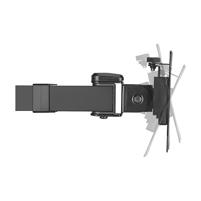 Mbajtëse për Monitor LogiLink BP0106 / 2 Monitorë / 17–32" / deri 12kg për Monitor / VESA 75x75 & 100x100 / Full Motion / 380mm - Zezë - 4