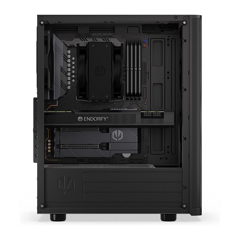 Kasë PC ENDORFY Ventum 200 Air / Tower / 4x 120mm Fan / Radiator 360mm / SSD 2.5" / HDD 2.5"/3.5" - Zezë - 12