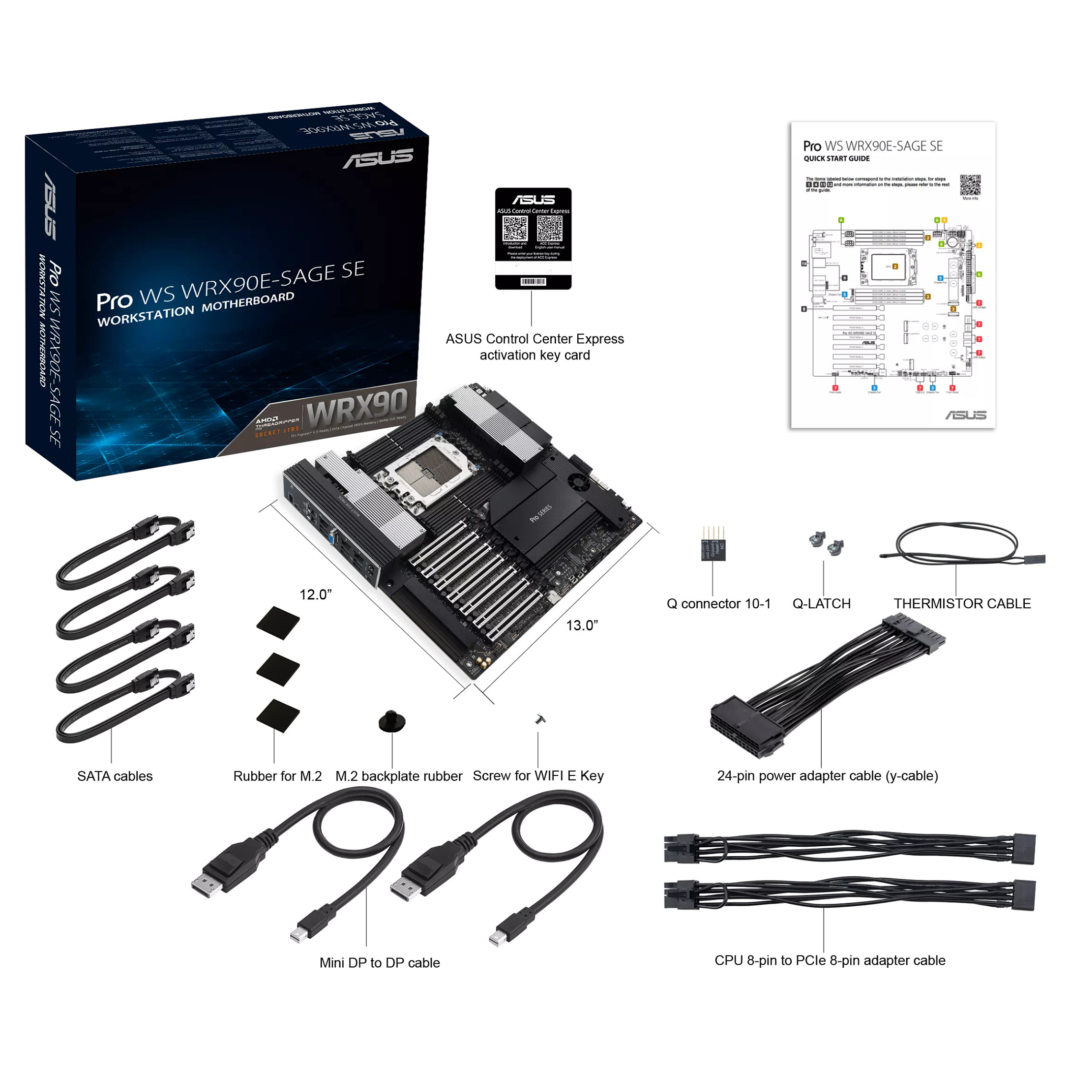 Pllakë Amë ASUS AMD PRO WS WRX90E-SAGE SE DDR5 EEB - 7