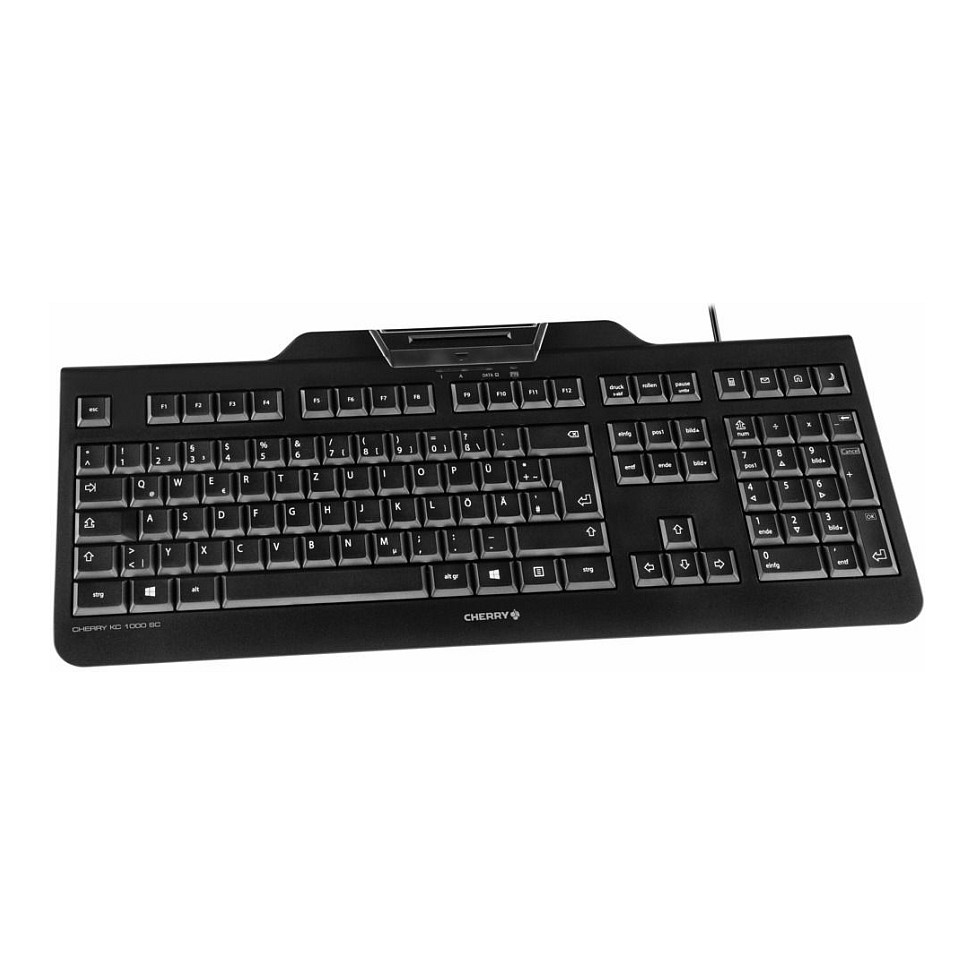 Tastierë me kabllo Cherry KC 1000 SC / QWERTZ / Czech-Slovakian Language - Zezë - 2
