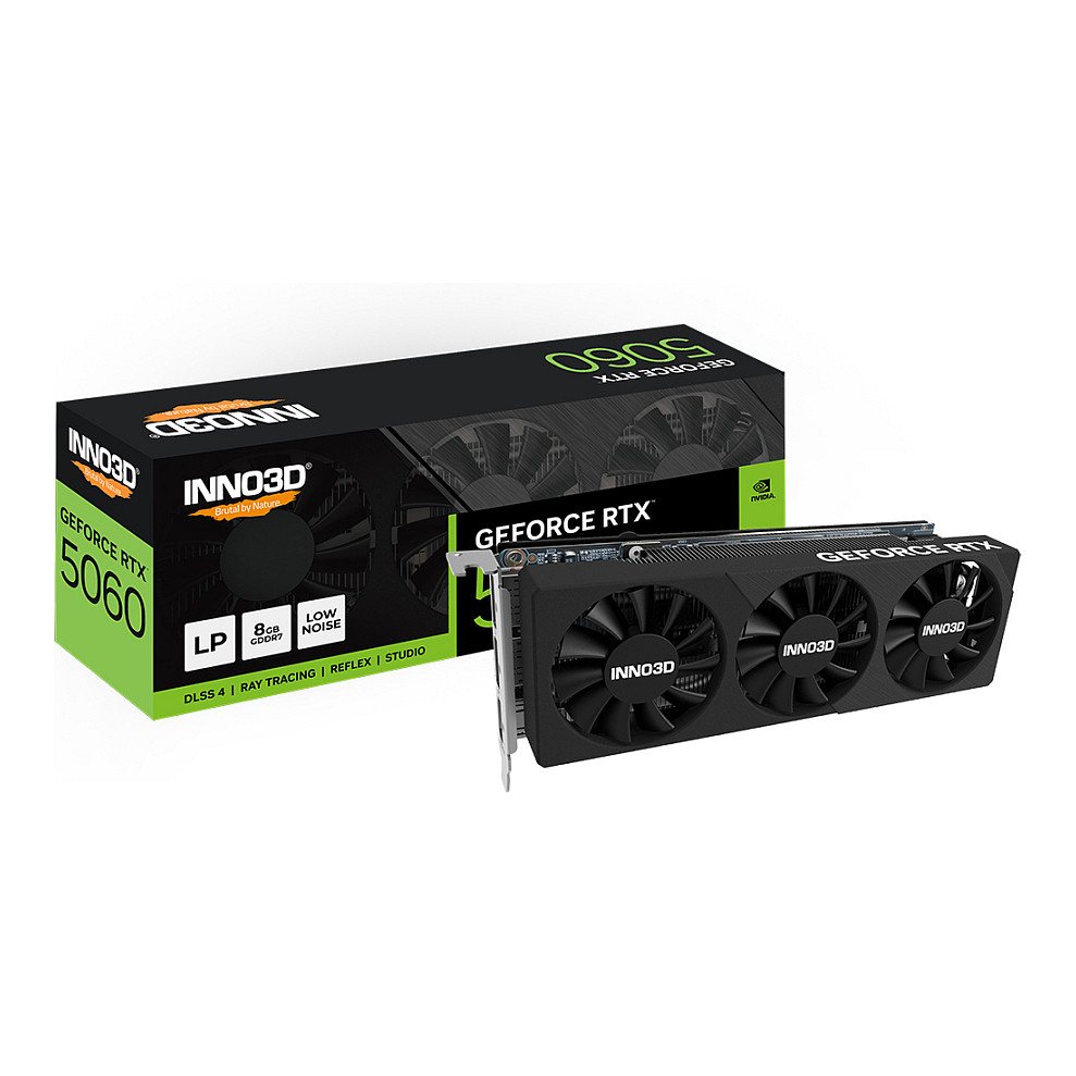 Kartelë Grafike NVIDIA GeForce RTX 5060 / 8GB GDDR7 / 128-bit / INNO3D / 3 Fan - 1