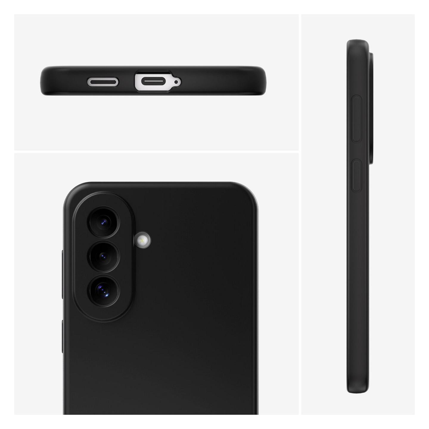 Case për Telefon 4smarts Silicone Case Cupertino / Samsung Galaxy A57 5G / Silikon - Zezë - 4