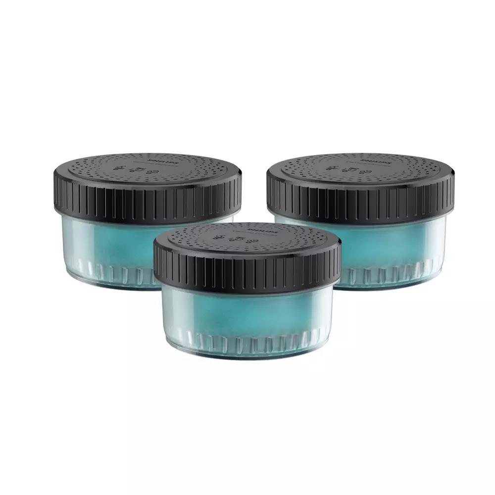Aksesorë për Makinën e rrojës Philips Quick Clean Pod, CC13/50, 3x160ml, 3-Pack - Blu