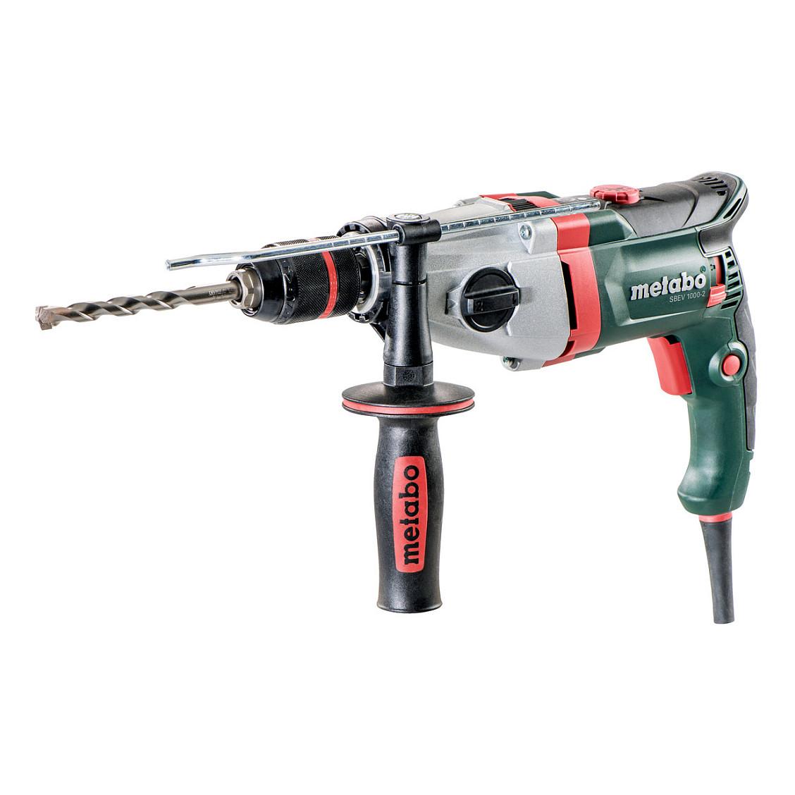Shpuese me Goditje Metabo SBEV 1000-2, 1010W, 40Nm, 2800rpm, 53200goditje/min, 1.5–13mm - Gjelbër
