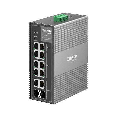 TP-Link Omada IES210GPP 10-Port Gigabit Industrial Easy Managed Switch 6x PoE+ 2x PoE++ 2x SFP 240W - 3