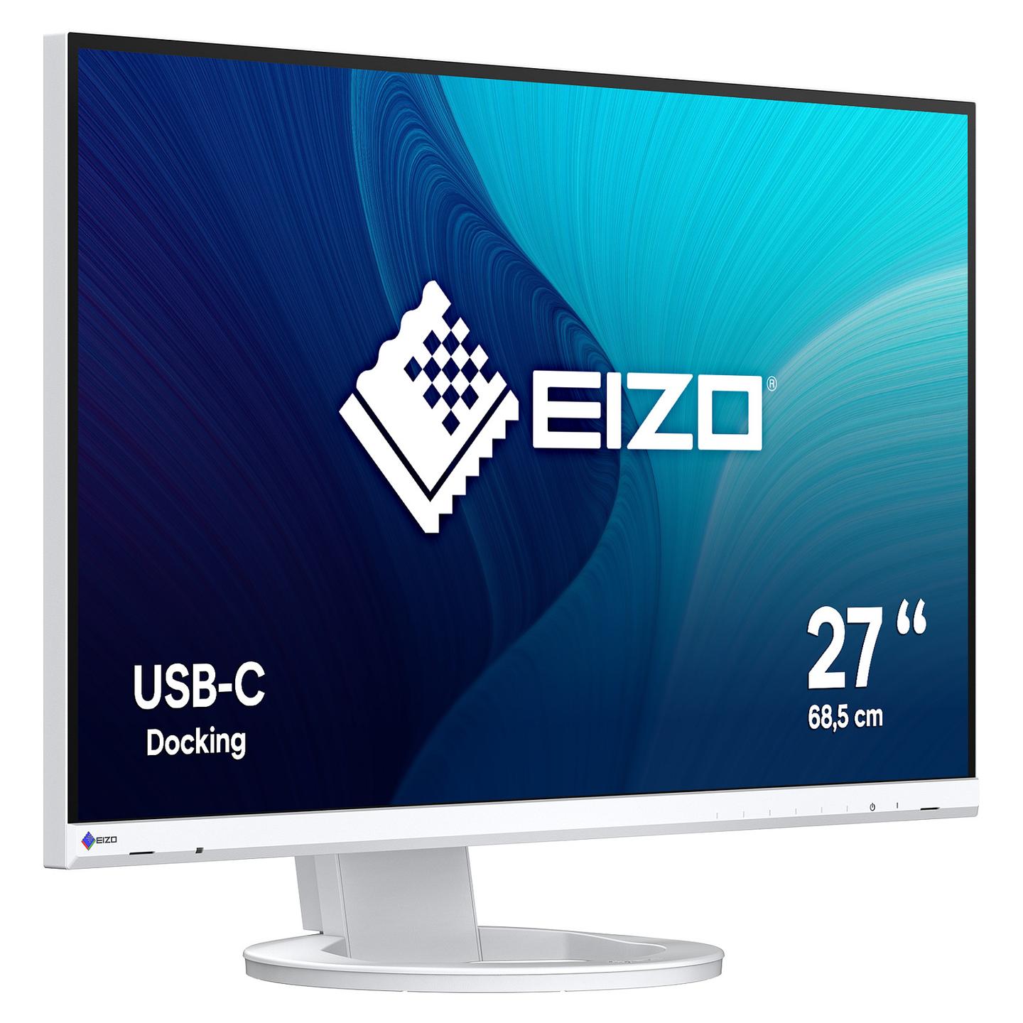 Monitor për Punë EIZO FlexScan EV2720S-WT / 27" / WQHD IPS / 61 Hz / 5 ms / HDMI + DisplayPort + USB-C – Bardhë - 8