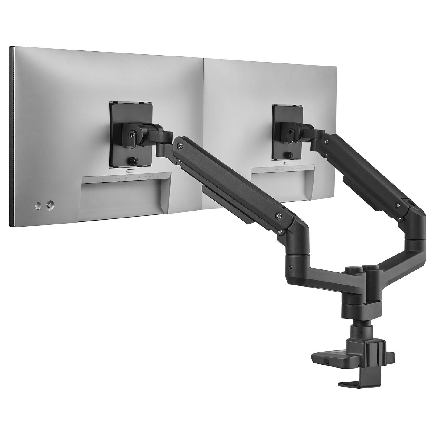 Mbajtëse për Monitor Equip 650182, 2 Monitorë, 17"–35", 20kg për Monitor, VESA 75×75mm/100×100mm - Zezë - 4