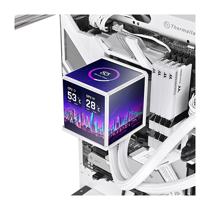 Ftohës për Procesor Thermaltake MINECUBE 360 Ultra AIO / ARGB / Fan – Bardhë - 2