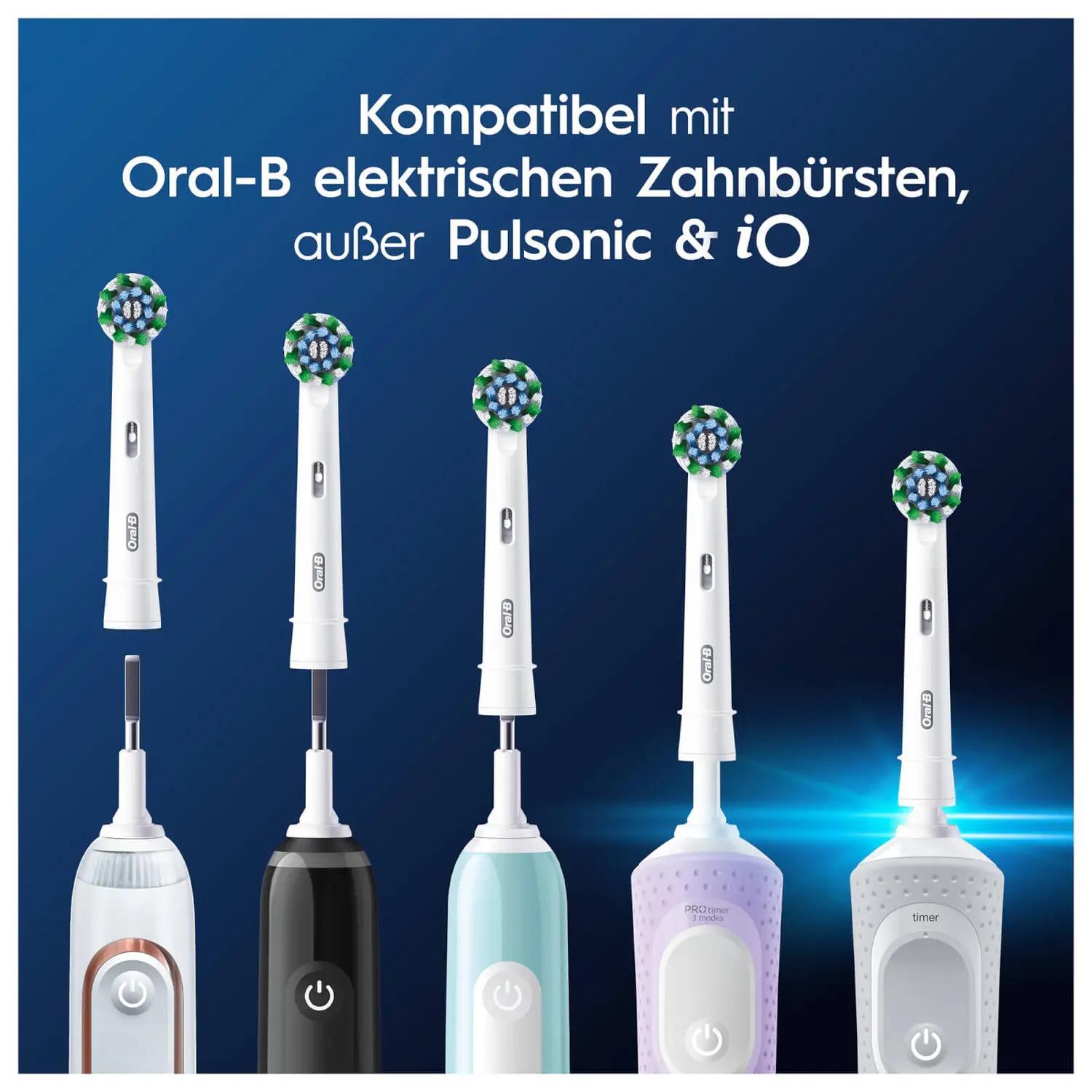 Koka zëvendësuese për furçë elektrike Oral-B Pro CrossAction / 6 copë – E Bardhë - 5