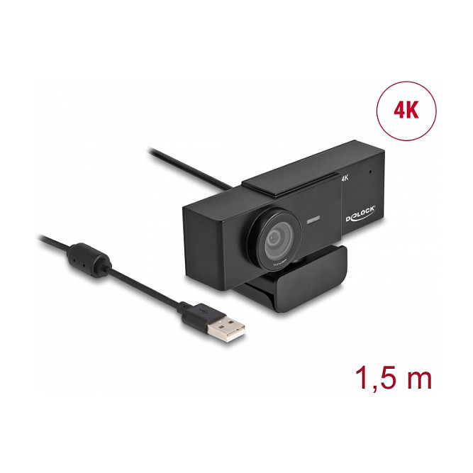 Webcam USB UHD / Mikrofon / 4K UHD / 110° / Stativ – Zezë - 2