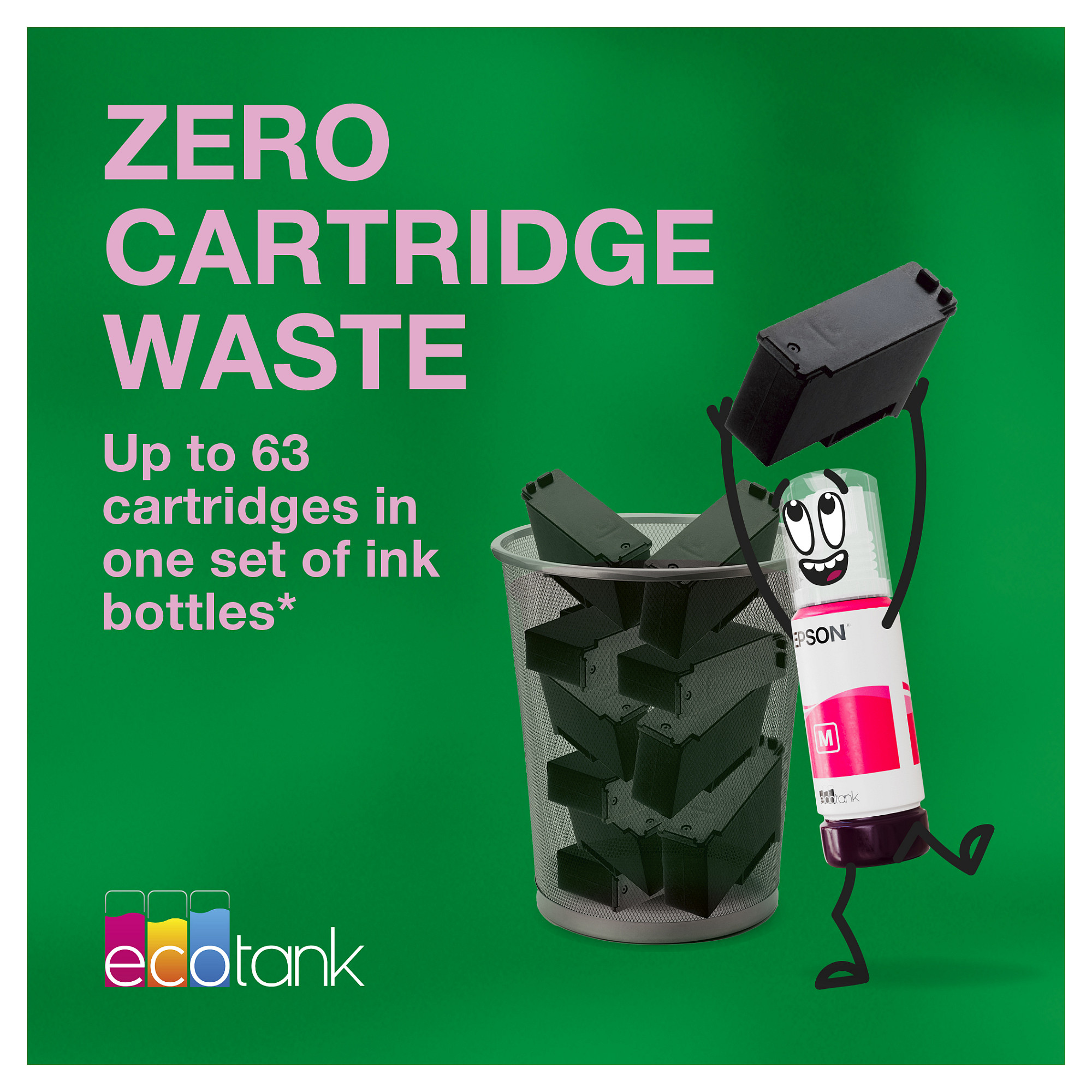 INK Epson 104 EcoTank Ink Bottle C13T00P440/up to 7,500 pages  – Verdhë - 5