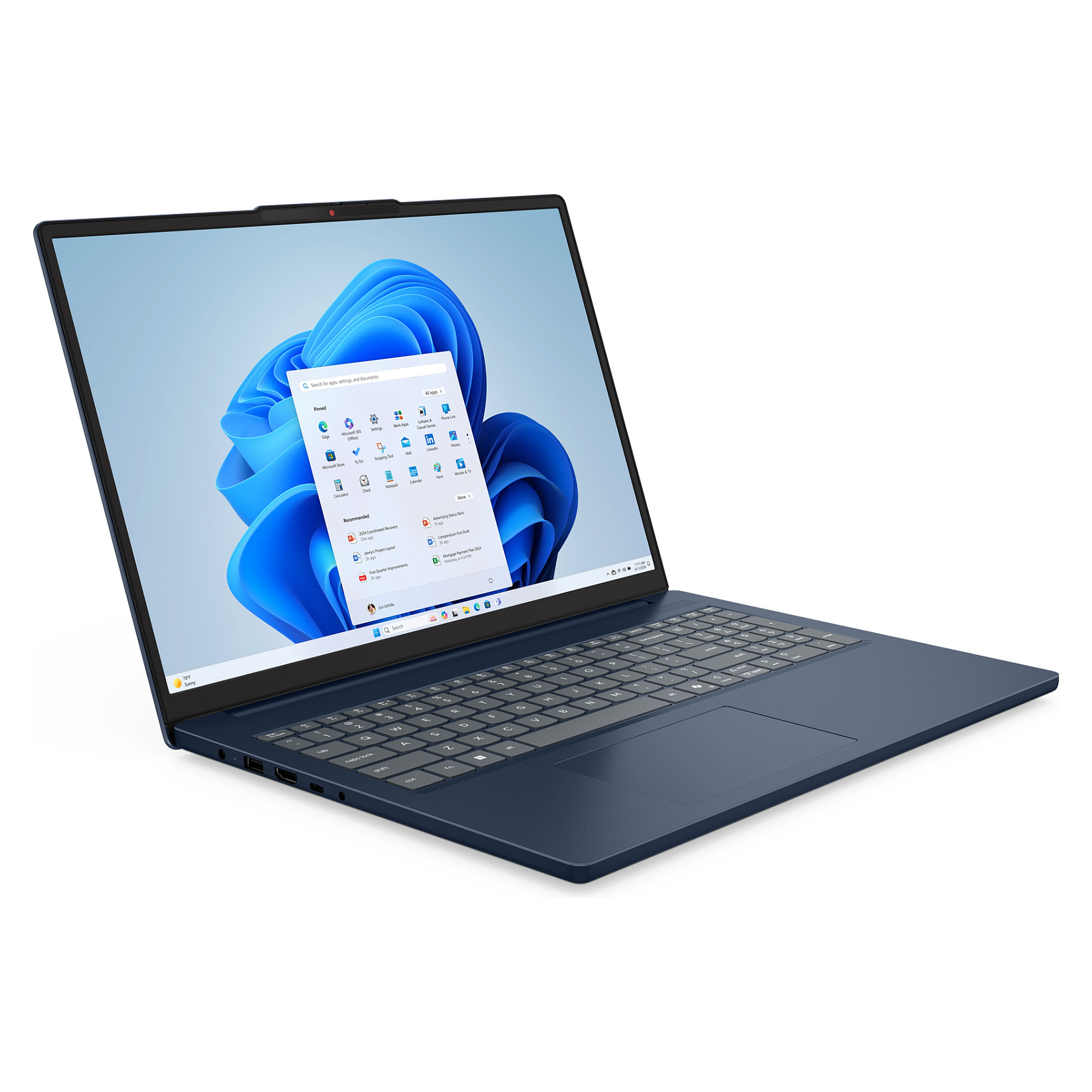 Laptop Lenovo IdeaPad Slim 3 / i5 13420H / 16GB DDR5 / 1TB / 16" WUXGA IPS AG 60Hz / Intel UHD Graphics / DE  - Blu e Errët - 8